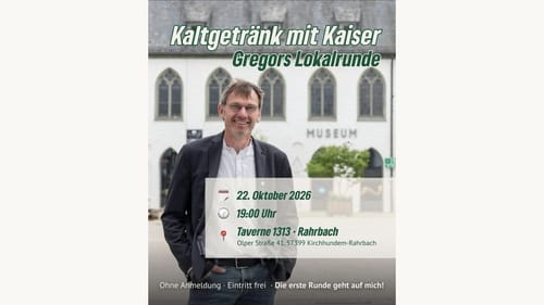 Kaltgetränk mit Kaiser