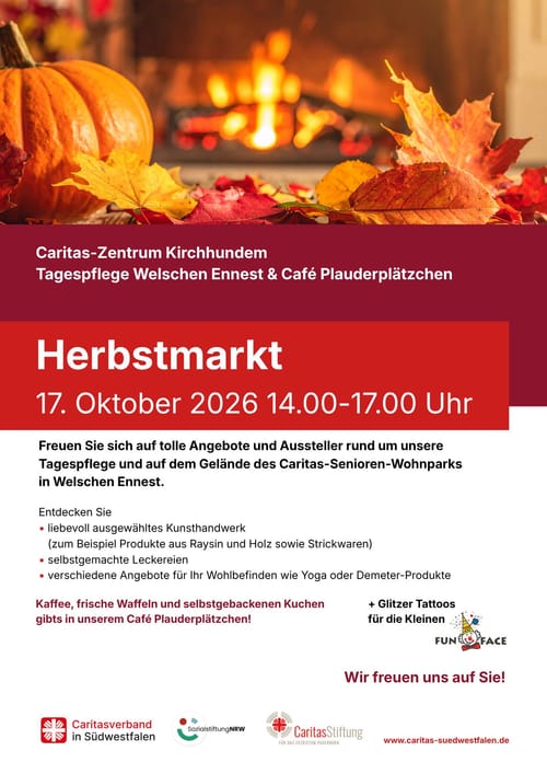 Herbstmarkt in der Tagespflege und im Café Plauderplätzchen